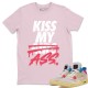 KISS MY ASS T-SHIRT - AIR JORDAN 4 UNION GUAVA ICE