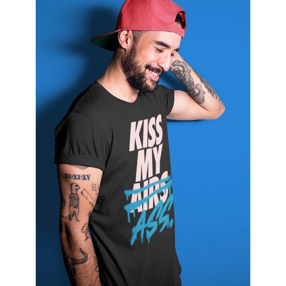 KISS MY ASS T-SHIRT - AIR JORDAN 4 UNION GUAVA ICE