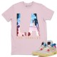 LOS ANGELES T-SHIRT - AIR JORDAN 4 UNION GUAVA ICE