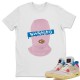 WARNING T-SHIRT - AIR JORDAN 4 UNION GUAVA ICE