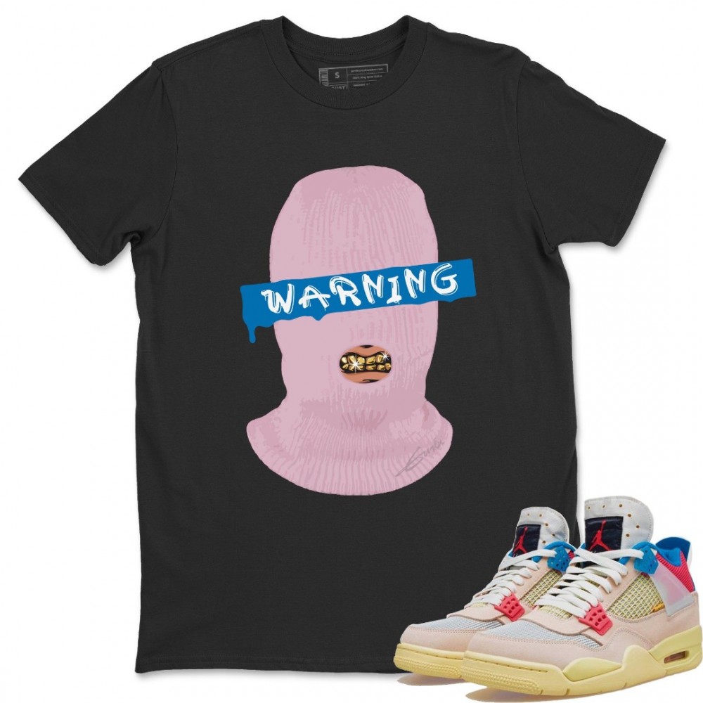 WARNING T-SHIRT - AIR JORDAN 4 UNION GUAVA ICE