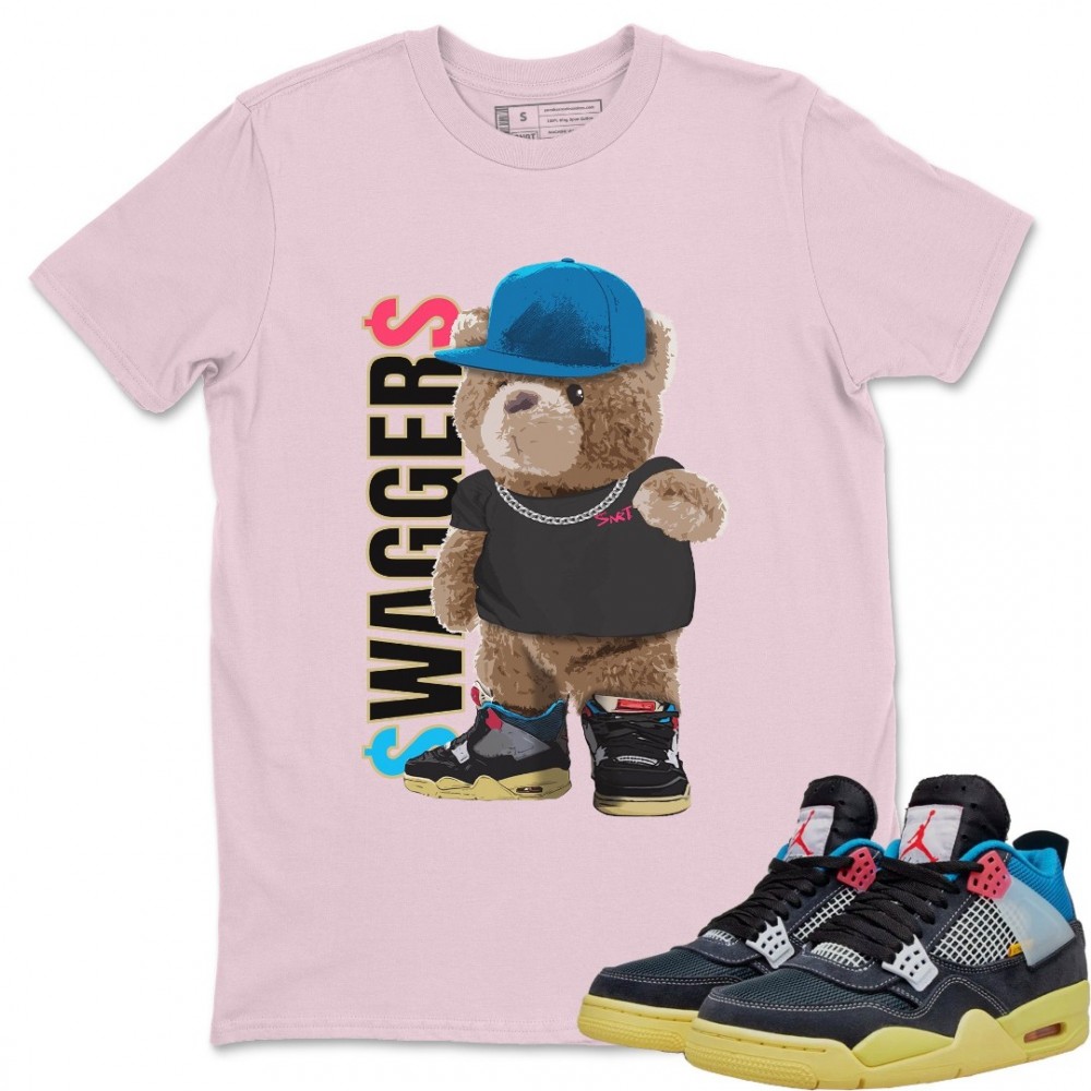 BEAR SWAGGERS T-SHIRT - AIR JORDAN 4 UNION OFF NOIR