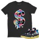 DOLLAR CAMO T-SHIRT - AIR JORDAN 4 UNION OFF NOIR