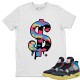 DOLLAR CAMO T-SHIRT - AIR JORDAN 4 UNION OFF NOIR