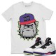 ENGLISH BULLDOG T-SHIRT - AIR JORDAN GHOST GREEN