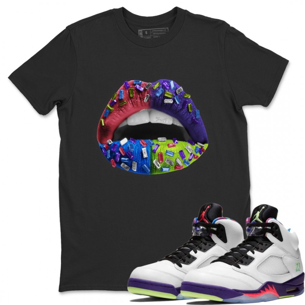 LIPS JEWEL T-SHIRT - AIR JORDAN GHOST GREEN