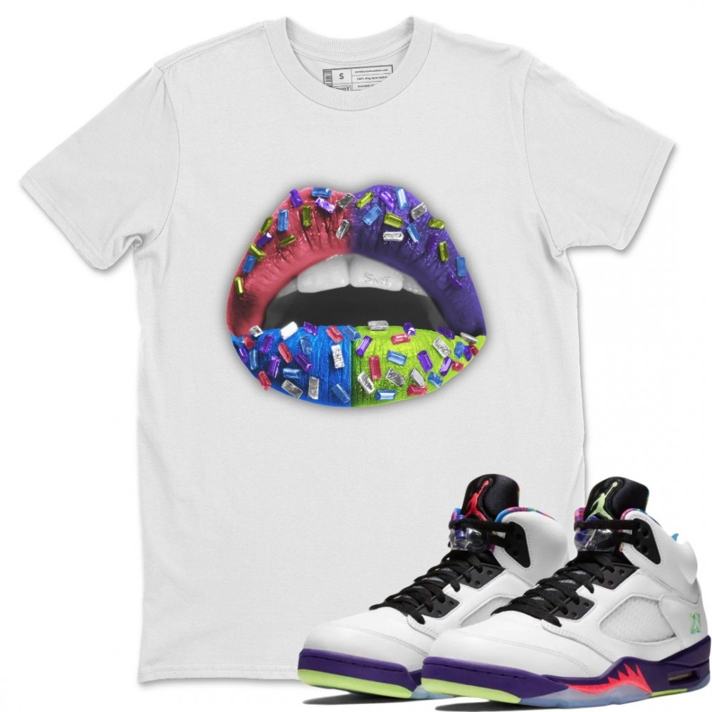 LIPS JEWEL T-SHIRT - AIR JORDAN GHOST GREEN