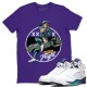 PIN UP GIRL T-SHIRT - AIR JORDAN 5 GRAPE