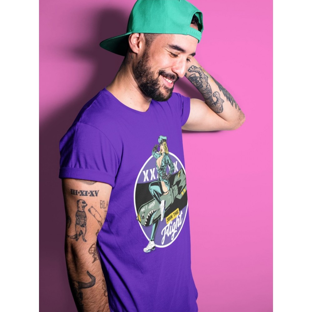 PIN UP GIRL T-SHIRT - AIR JORDAN 5 GRAPE