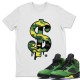 DOLLAR CAMO T-SHIRT - AIR JORDAN 5 OREGON DUCKS