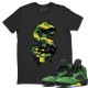 DOLLAR CAMO T-SHIRT - AIR JORDAN 5 OREGON DUCKS