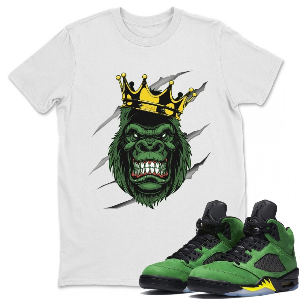 FEROCIOUS GORILLA T-SHIRT - AIR JORDAN 5 OREGON DUCKS