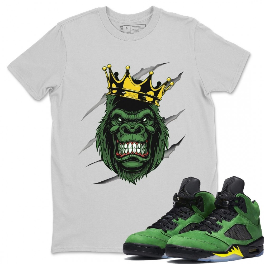 FEROCIOUS GORILLA T-SHIRT - AIR JORDAN 5 OREGON DUCKS