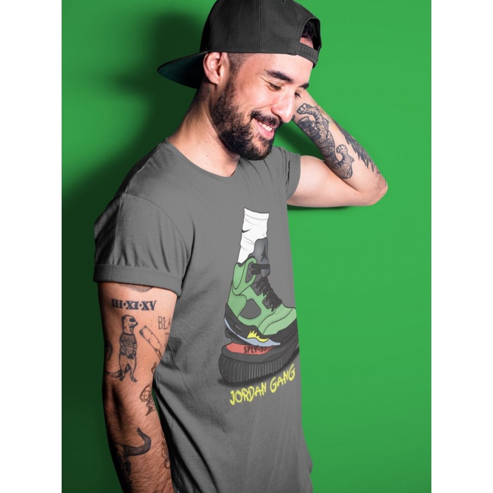 JORDAN GANG T-SHIRT - AIR JORDAN 5 OREGON DUCKS