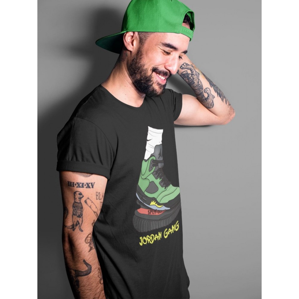 JORDAN GANG T-SHIRT - AIR JORDAN 5 OREGON DUCKS