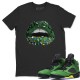 LIPS JEWEL T-SHIRT - AIR JORDAN 5 OREGON DUCKS