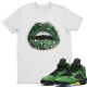 LIPS JEWEL T-SHIRT - AIR JORDAN 5 OREGON DUCKS