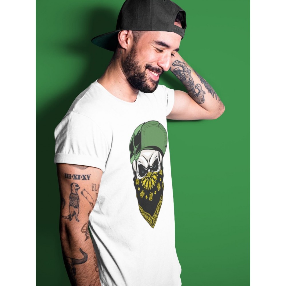 SKULL HAT T-SHIRT - AIR JORDAN 5 OREGON DUCKS