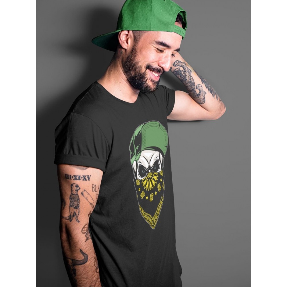 SKULL HAT T-SHIRT - AIR JORDAN 5 OREGON DUCKS