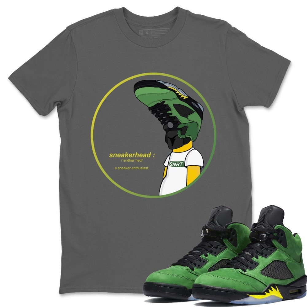 SNEAKERHEAD T-SHIRT - AIR JORDAN 5 OREGON DUCKS