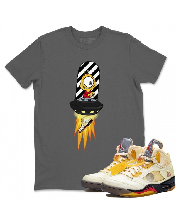 ALIEN T-SHIRT - AIR JORDAN 5 X OFF-WHITE SAIL