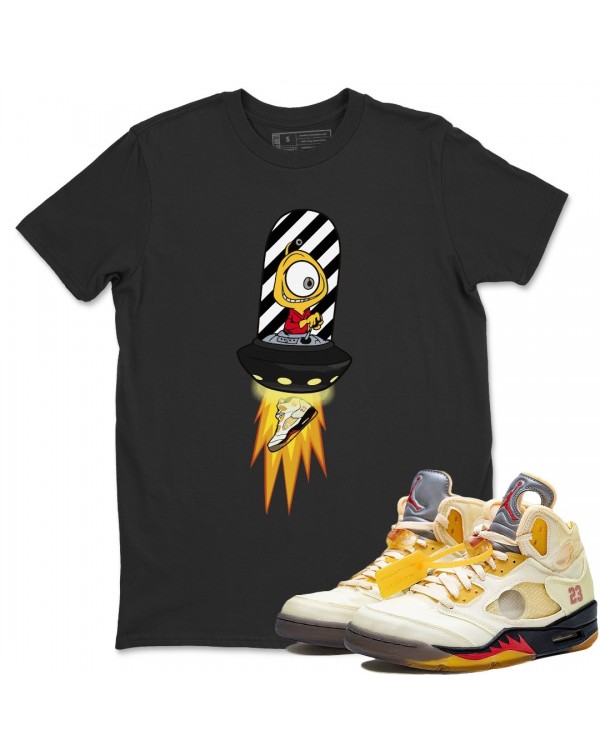 ALIEN T-SHIRT - AIR JORDAN 5 X OFF-WHITE SAIL