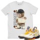 BEAR SWAGGERS T-SHIRT - AIR JORDAN 5 X OFF-WHITE SAIL