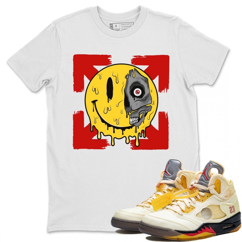 DEAD INSIDE T-SHIRT - AIR JORDAN 5 X OFF-WHITE SAIL