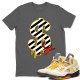 DOLLAR T-SHIRT - AIR JORDAN 5 X OFF-WHITE SAIL