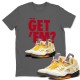 DID YOU GET 'EM T-SHIRT - AIR JORDAN 5 X OFF-WHITE SAIL