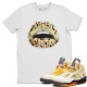 LIPS JEWEL T-SHIRT - AIR JORDAN 5 X OFF-WHITE SAIL