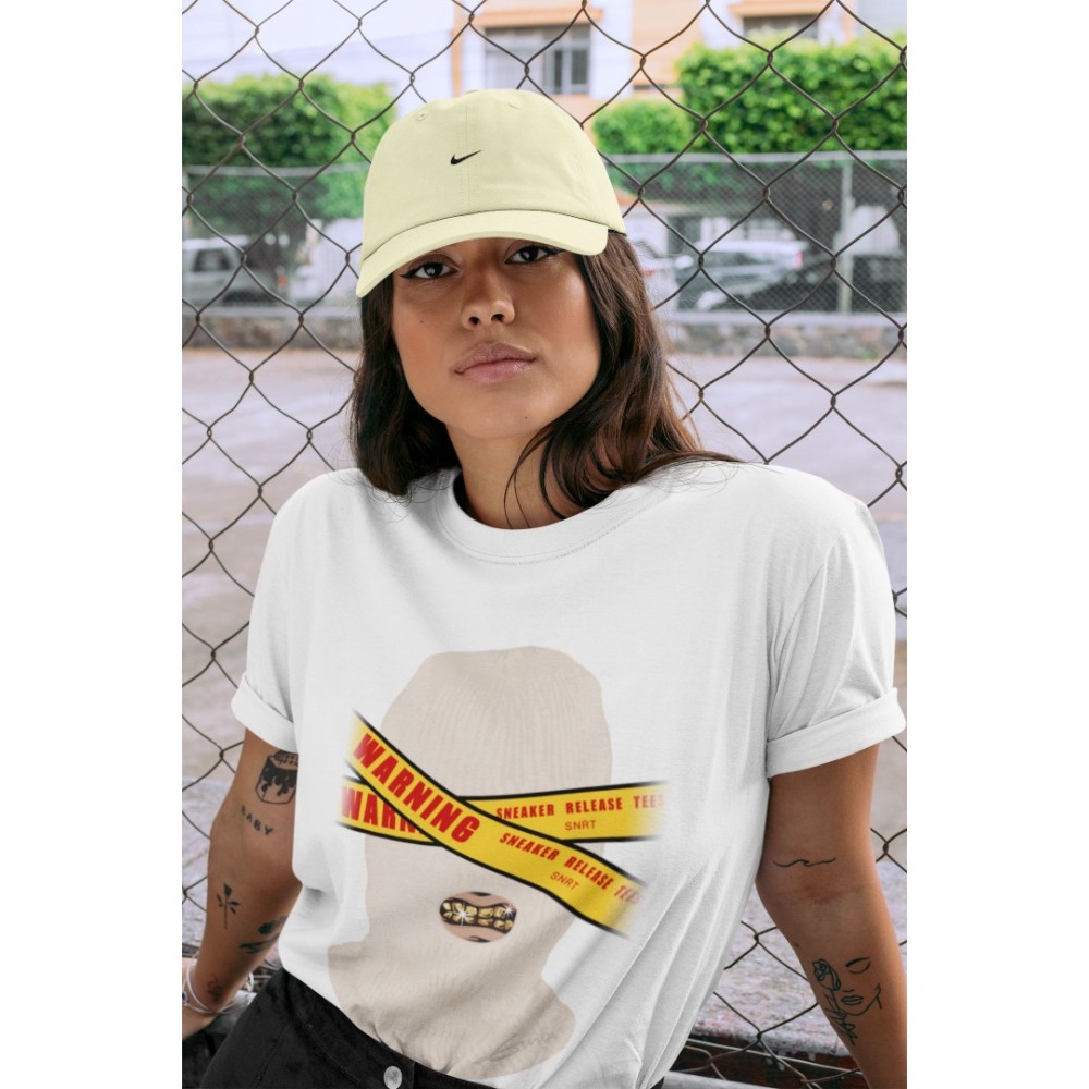 WARNING T-SHIRT - AIR JORDAN 5 X OFF-WHITE SAIL