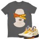 WARNING T-SHIRT - AIR JORDAN 5 X OFF-WHITE SAIL