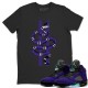 SNAKE T-SHIRT - AIR JORDAN 5 PURPLE GRAPE