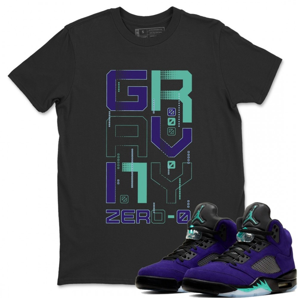 ZERO GRAVITY T-SHIRT - AIR JORDAN 5 PURPLE GRAPE