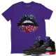 LIPS JEWEL T-SHIRT - AIR JORDAN 5 TOP 3