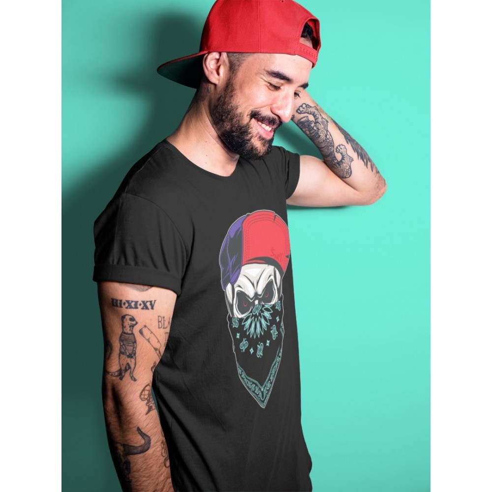 SKULL HAT MASK T-SHIRT - AIR JORDAN 5 TOP 3