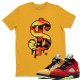 DOLLAR CAMO T SHIRT - AIR JORDAN 5 WHAT THE