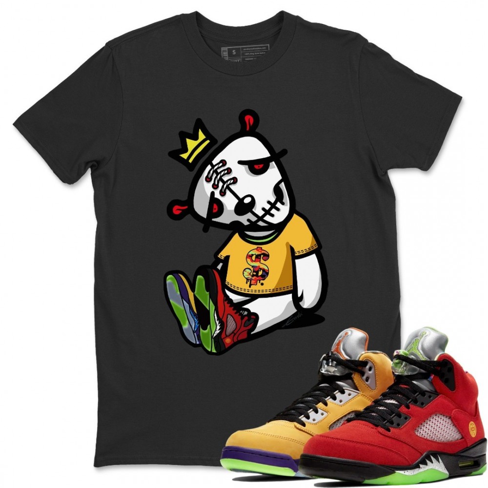 DEAD DOLLS T SHIRT - AIR JORDAN 5 WHAT THE