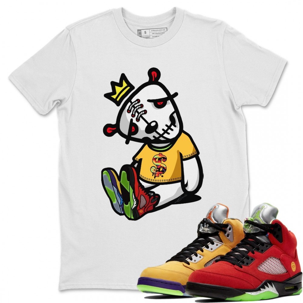 DEAD DOLLS T SHIRT - AIR JORDAN 5 WHAT THE