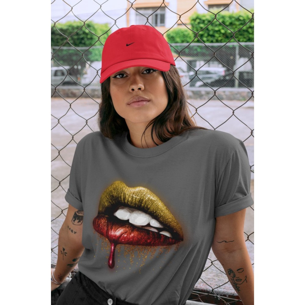 DRIPPING LIPS T SHIRT - AIR JORDAN 5 WHAT THE