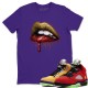 DRIPPING LIPS T SHIRT - AIR JORDAN 5 WHAT THE