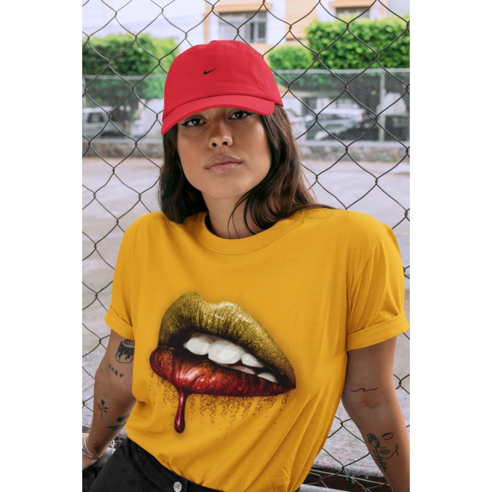 DRIPPING LIPS T SHIRT - AIR JORDAN 5 WHAT THE