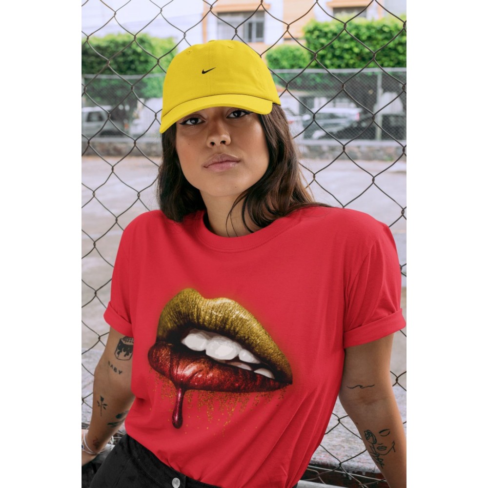 DRIPPING LIPS T SHIRT - AIR JORDAN 5 WHAT THE