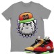 ENGLISH BULLDOG T SHIRT - AIR JORDAN 5 WHAT THE