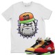 ENGLISH BULLDOG T SHIRT - AIR JORDAN 5 WHAT THE