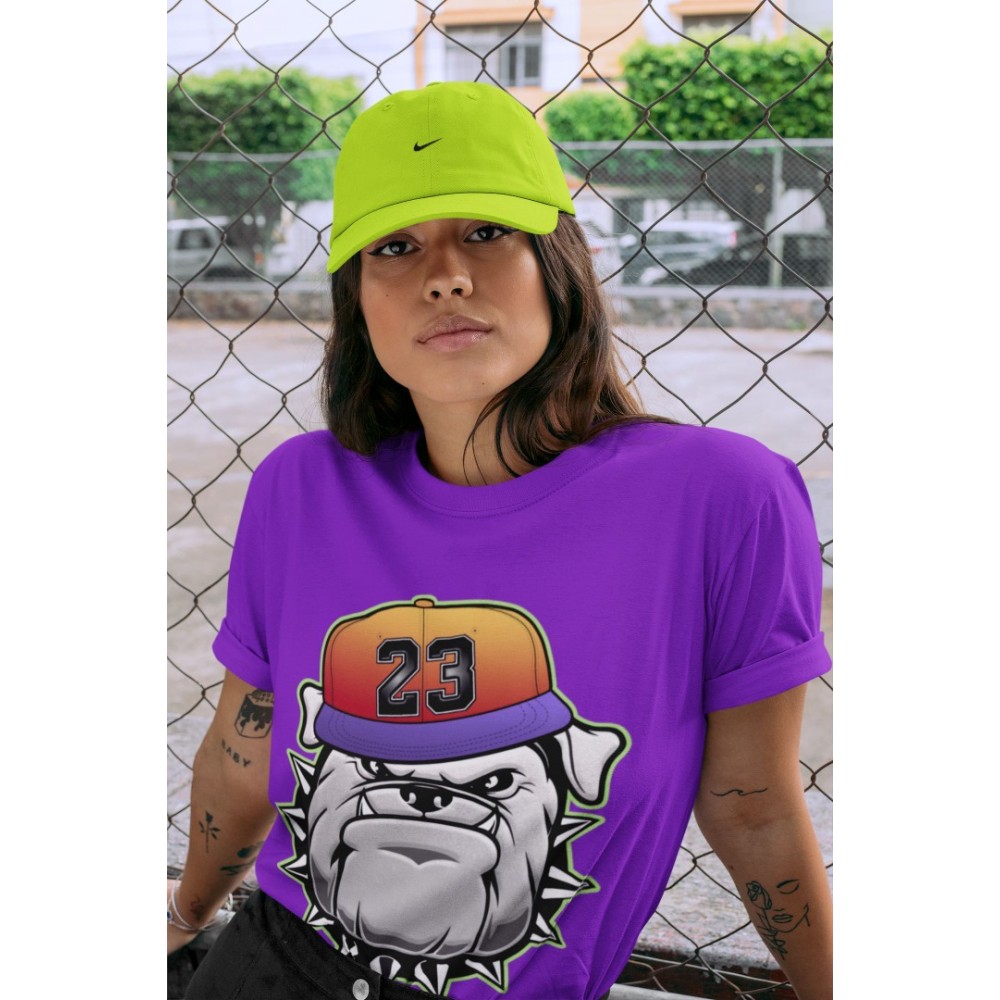 ENGLISH BULLDOG T SHIRT - AIR JORDAN 5 WHAT THE