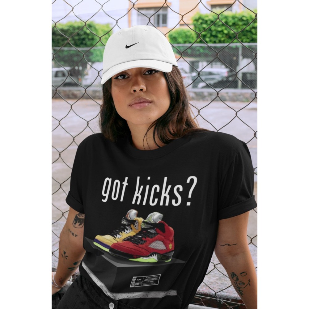 GOT KICKS T SHIRT - AIR JORDAN 5 WHAT THE