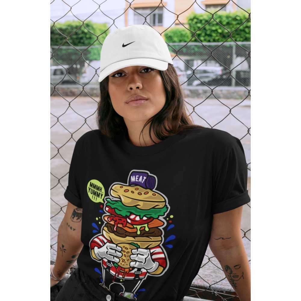 I LOVE BURGER T SHIRT - AIR JORDAN 5 WHAT