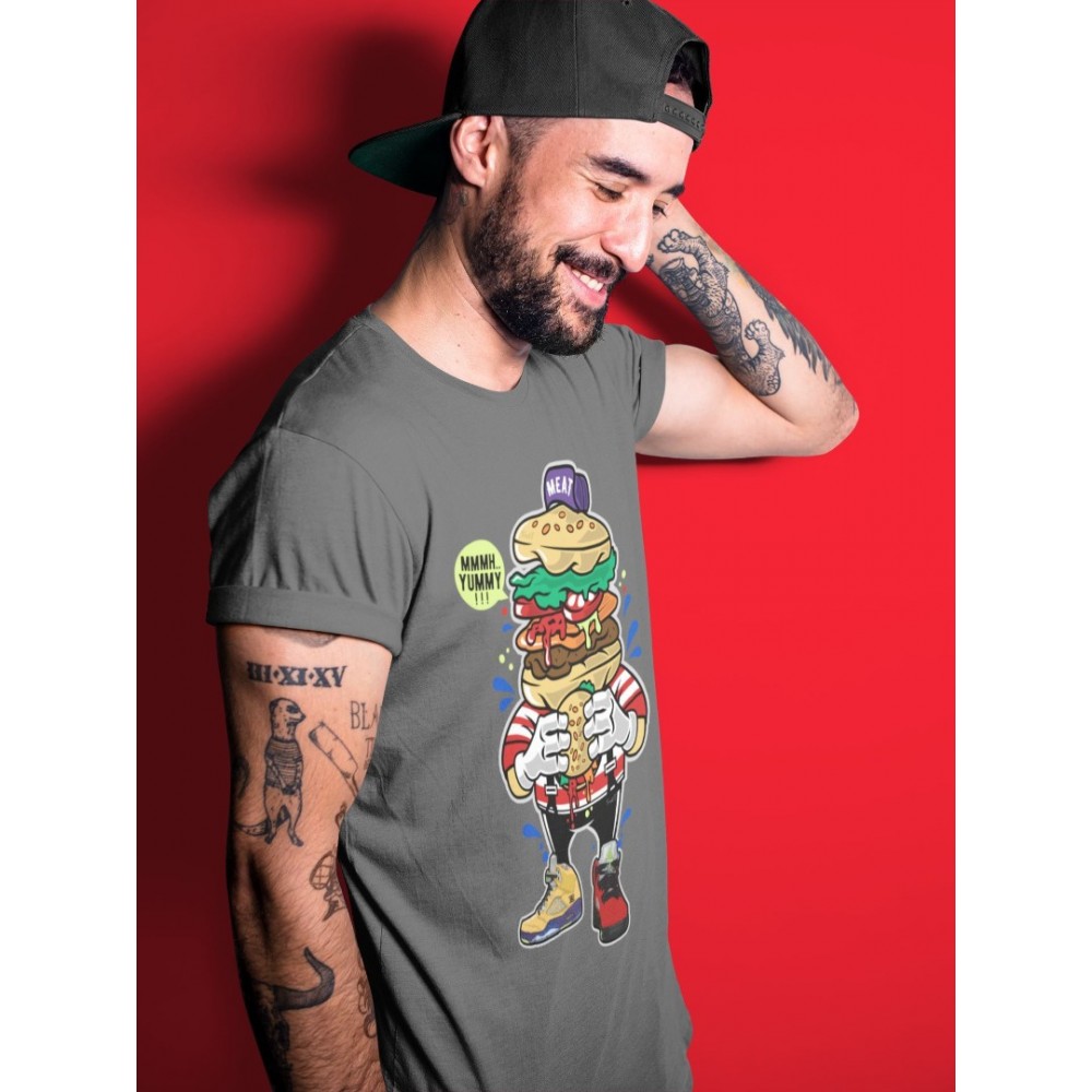 I LOVE BURGER T SHIRT - AIR JORDAN 5 WHAT